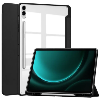 Чехол - книжка Glass Magnet Flip Cover для Samsung Tab S9 FE Plus