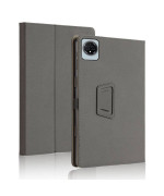 Чохол - книжка Textile Leather Case with Stand для Teclast M50 Plus з гумкою-тримачем для стилусу
