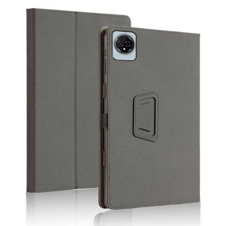 Чехол - книжка Textile Leather Case with Stand для Teclast M50 Plus с резинкой-держателем для стилуса