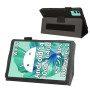 Чехол - книжка Textile Leather Case with Stand для Teclast P50 Mini​​​​​​​​​ с резинкой-держателем для стилуса