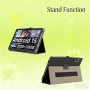 Чехол - книжка Textile Leather Case with Stand для Teclast T65​​​​​ с резинкой-держателем для стилуса
