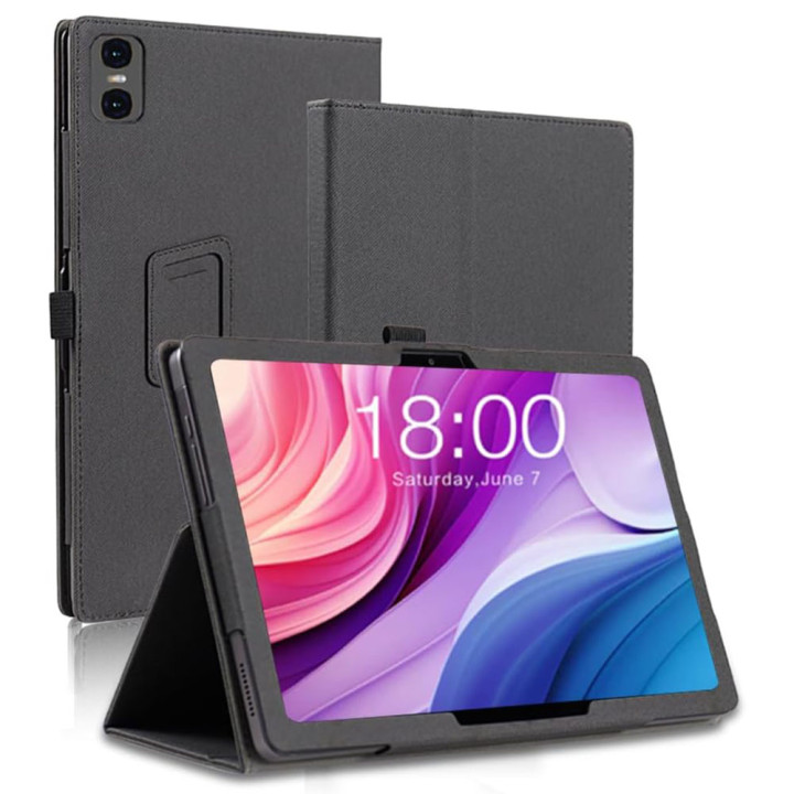 Чехол - книжка Textile Leather Case with Stand для Teclast T40HD, Black