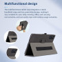 Чехол - книжка Textile Leather Case with Stand для Teclast T60 Pro с резинкой-держателем для стилуса