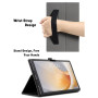Чехол - книжка Textile Leather Case with Stand для Teclast T65 Plus с резинкой-держателем для стилуса