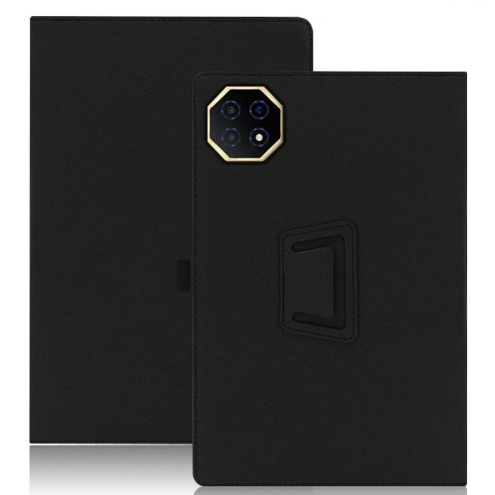 Чехол - книжка Textile Leather Case with Stand для Teclast T65 Plus с резинкой-держателем для стилуса