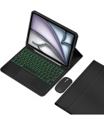 Чохол із Bluetooth - клавіатурою Magnet Flip Cover для Samsung Galaxy Tab S10 lite з RGB підсвіткою, тачпадом та мишкою