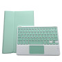 Чехол с Bluetooth – клавиатурой Magnet Flip Cover для Samsung Galaxy Tab S11 с RGB подсветкой, тачпадом и мышкой мятный