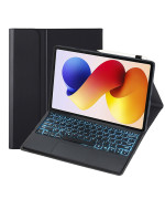 Чохол із Bluetooth - клавіатурою Magnet Flip Cover для Xiaomi Redmi Pad 2 Pro / Poco Pad M1 з RGB підсвіткою, тачпадом та мишкою