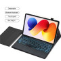 Чехол с Bluetooth – клавиатурой Magnet Flip Cover для Xiaomi Redmi Pad 2 Pro / Poco Pad M1​​ с RGB подсветкой, тачпадом и мышкой