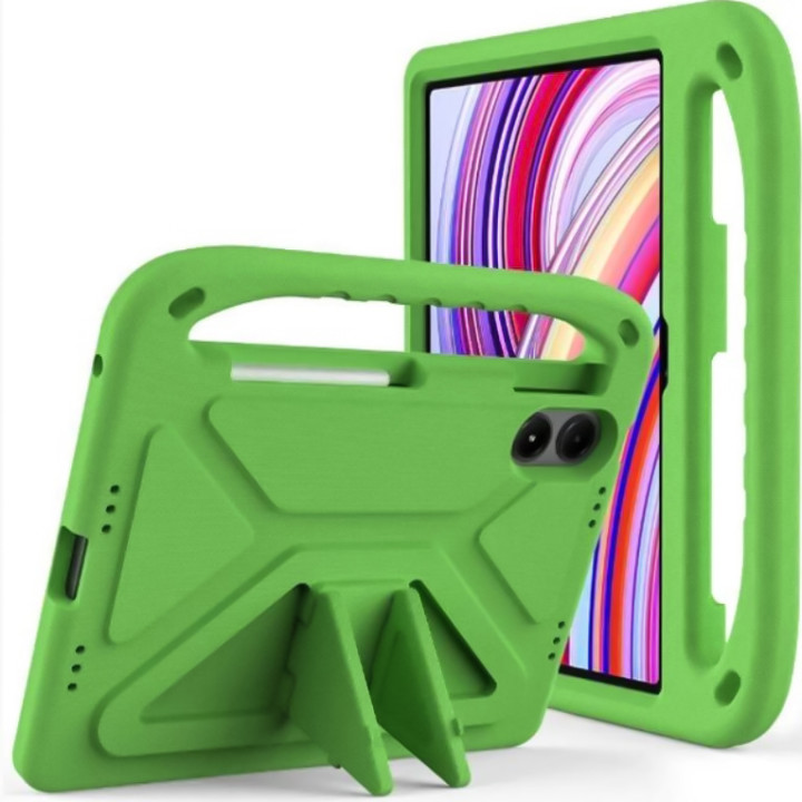 Чехол - накладка Kids with Stand для Poco Pad  / Redmi Pad Pro с ручкой