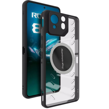 Чехол - накладка Acryl Cooling Armor для Asus Rog Phone 8 / 8 Pro с магнитной пластиной, Black
