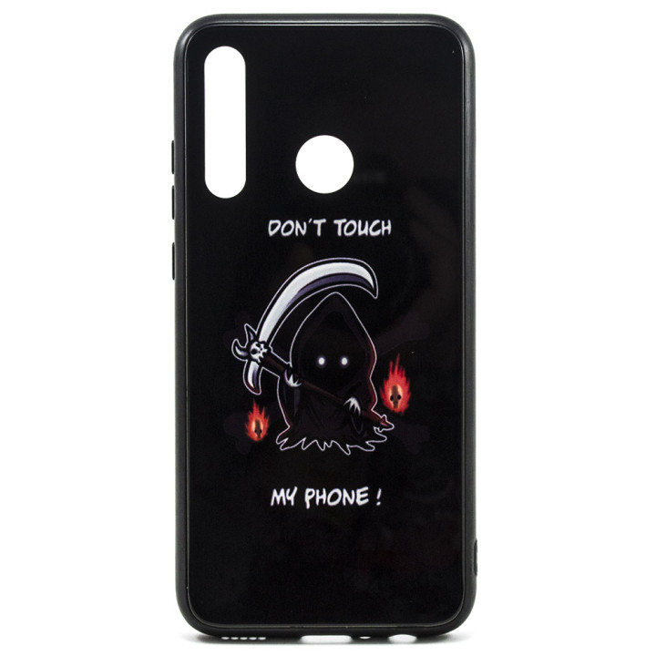 Чохол Glass Case Don't touch my phone для Huawei Honor 10i / P Smart Plus 2019