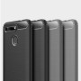 Чохол накладка Polished Carbon для Huawei Honor V20 сірий