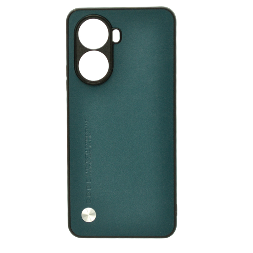 Шкіряний чохол - накладка CODE Tactile Experience для Huawei Nova 10 SE зелений