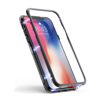 Накладка бампер магніт  Metal Frame для Huawei P20, Black