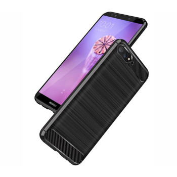 Чехол накладка Polished Carbon для Huawei Y6 2018