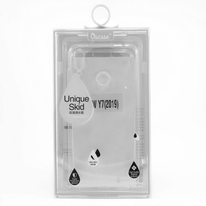 Прозрачный силиконовый чехол-накладка Oucase для Huawei Y6 2019