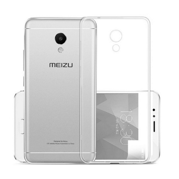 Силиконовый прозрачный чехол для Meizu m6s