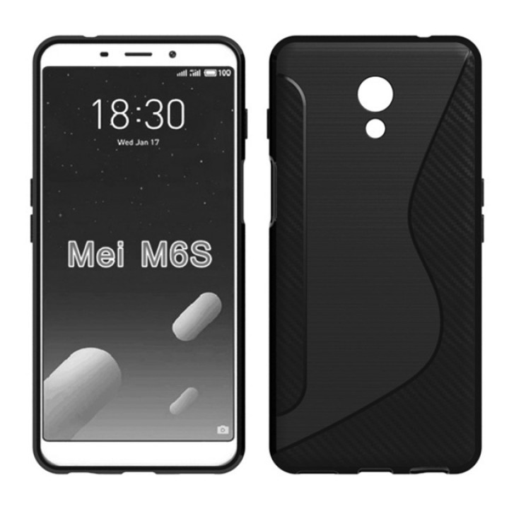 Силиконовый чехол для Meizu m6s (Black)