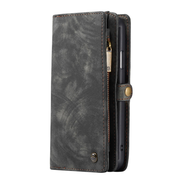 Чохол-гаманець CaseMe Retro Leather для Apple iPhone 12 / 12 Pro, Black
