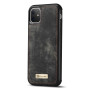 Чохол-гаманець CaseMe Retro Leather для Apple iPhone 12 / 12 Pro, Black