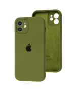 Чехол Silicone Case Full Size with Frame для iPhone 12 / 12 Pro