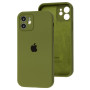 Чехол Silicone Case Full Size with Frame для iPhone 12 / 12 Pro