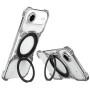 Чохол Metal Bamper для iPhone 17 Air з кільцем – підставкою та захисною рамкою на камеру