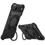 Чохол Metal Bamper для iPhone 17 Air з кільцем – підставкою та захисною рамкою на камеру