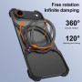 Чохол Metal Bamper для iPhone 17 Air з кільцем – підставкою та захисною рамкою на камеру