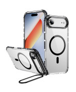 Чехол Rainbow Braid with Camera Stand для iPhone 17 Air с поддержкой беспроводной зарядки