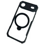 Противоударный чехол XUNDD Ring для iPhone 17 Air с магнитным кольцом – подставкой, Black