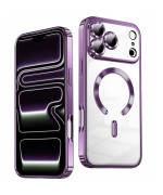 Силиконовый чехол Fashion Shining для iPhone 17 Pro Max с поддержкой беспроводной зарядки
