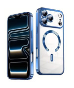 Силиконовый чехол Fashion Shining для iPhone 17 Pro с поддержкой беспроводной зарядки