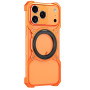 Чохол Metal Bamper для iPhone 17 Pro Max з кільцем – підставкою та захисною рамкою на камеру