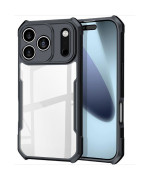 Протиударний чохол XUNDD для iPhone 17 Pro із захистом на камеру, Black