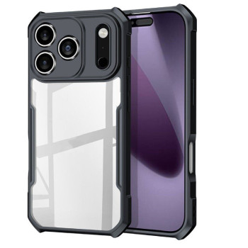 Протиударний чохол XUNDD для iPhone 17 Pro Max із захистом на камеру, Black