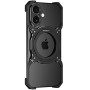 Чохол Metal Bamper для iPhone 17 з кільцем – підставкою та захисною рамкою на камеру