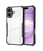 Противоударный чехол XUNDD для iPhone 17 с защитой на камеру, Black