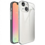 Прозрачный силиконовый чехол накладка Oucase для Apple iPhone 15, Transparent