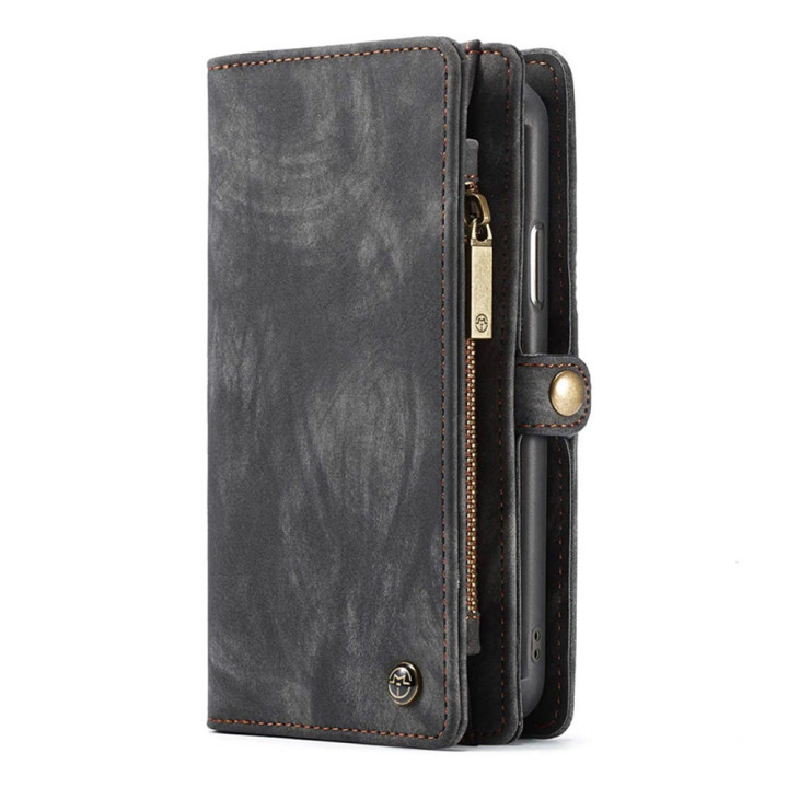 Чехол-кошелек CaseMe Retro Leather для Apple iPhone 13 Pro, Black