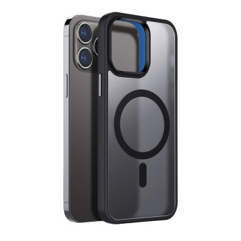 Матовий чохол - накладка Magsafe TPU+PC для Apple iPhone 15 Pro з металевими кнопками