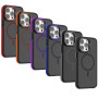 Матовий чохол – накладка Dual Color Camera Stand для iPhone 16 Pro Max фіолетовий