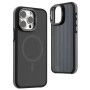 Матовий чохол – накладка Dual Color Camera Stand для iPhone 16 Pro Max фіолетовий