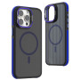 Матовий чохол – накладка Dual Color Camera Stand для iPhone 16 Pro Max фіолетовий