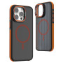 Матовий чохол – накладка Dual Color Camera Stand для iPhone 16 Pro Max фіолетовий