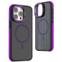 Матовий чохол – накладка Dual Color Camera Stand для iPhone 16 Pro Max фіолетовий