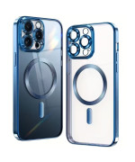 Силиконовый чехол Fashion Shining для iPhone 16 Pro с поддержкой беспроводной зарядки