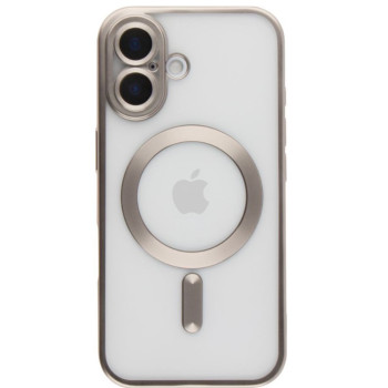 Силіконовий чохол Fashion Shining для iPhone 16 з підтримкою безпровідної зарядки