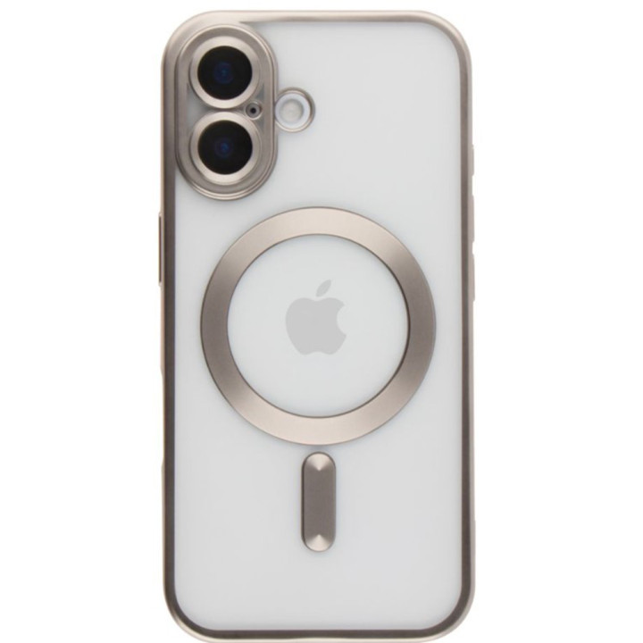 Силіконовий чохол Fashion Shining для iPhone 16 з підтримкою безпровідної зарядки